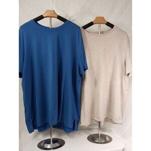 Bundle of All In Motion & Apt. 9 Blue Gray Active Tees Size XXL